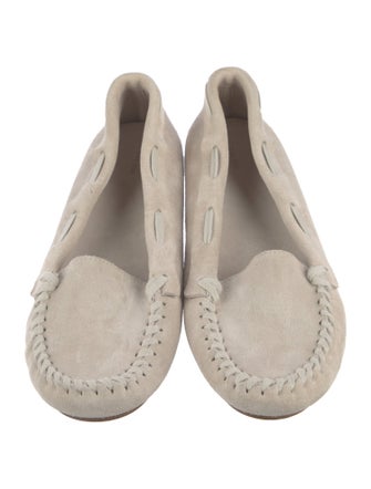 The Row Mabel Moc Suede Flats