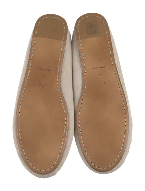The Row Mabel Moc Suede Flats