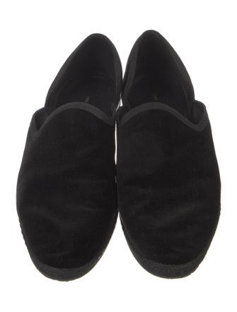 The Row Friulane Velvet D'Orsay Flats