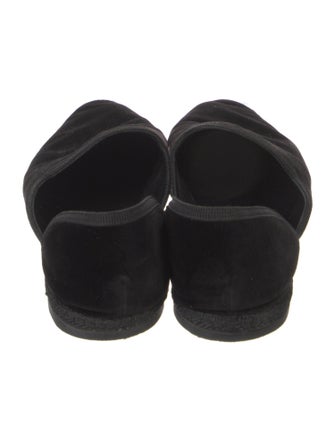 The Row Friulane Velvet D'Orsay Flats