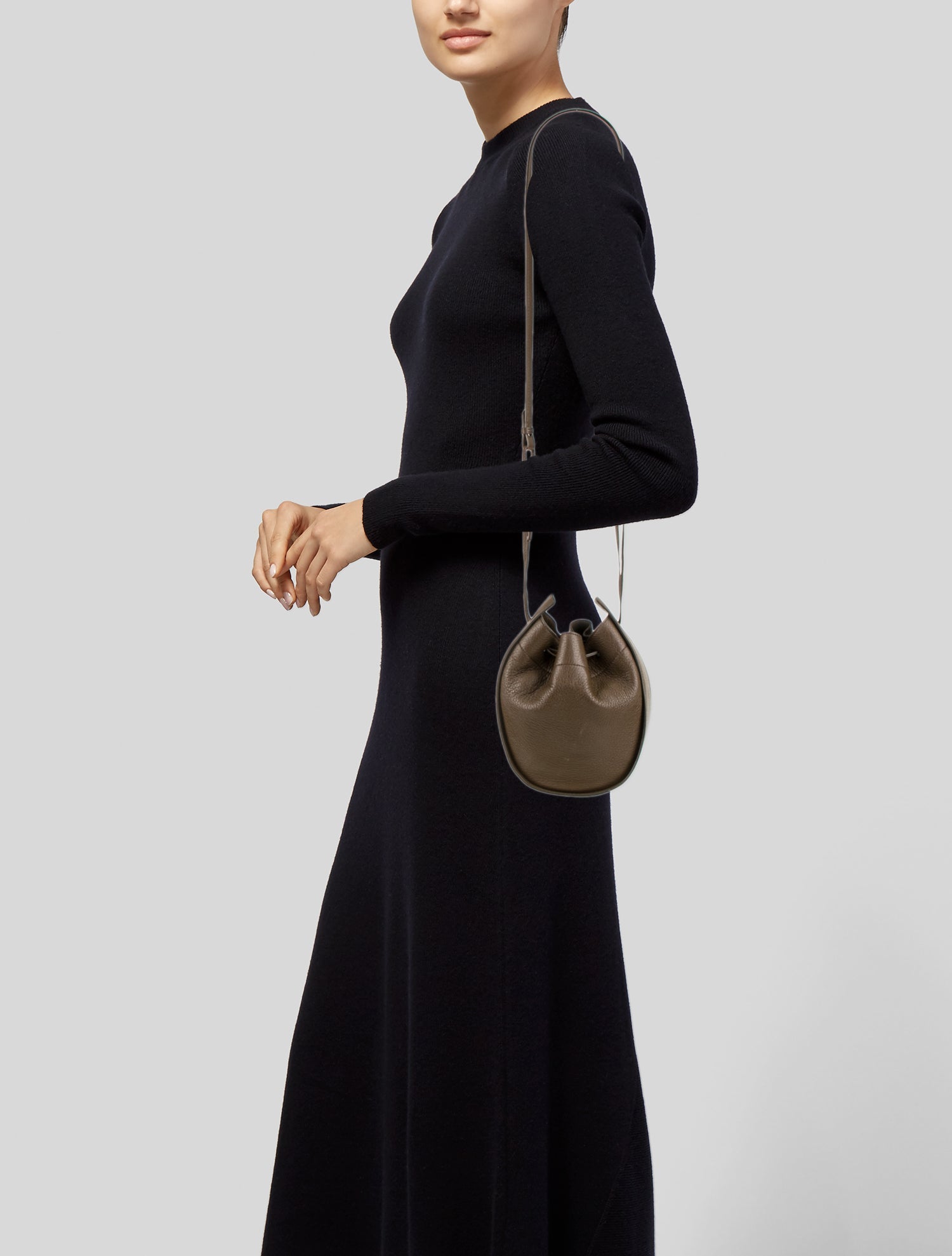 The Row Calfskin Drawstring Pouch