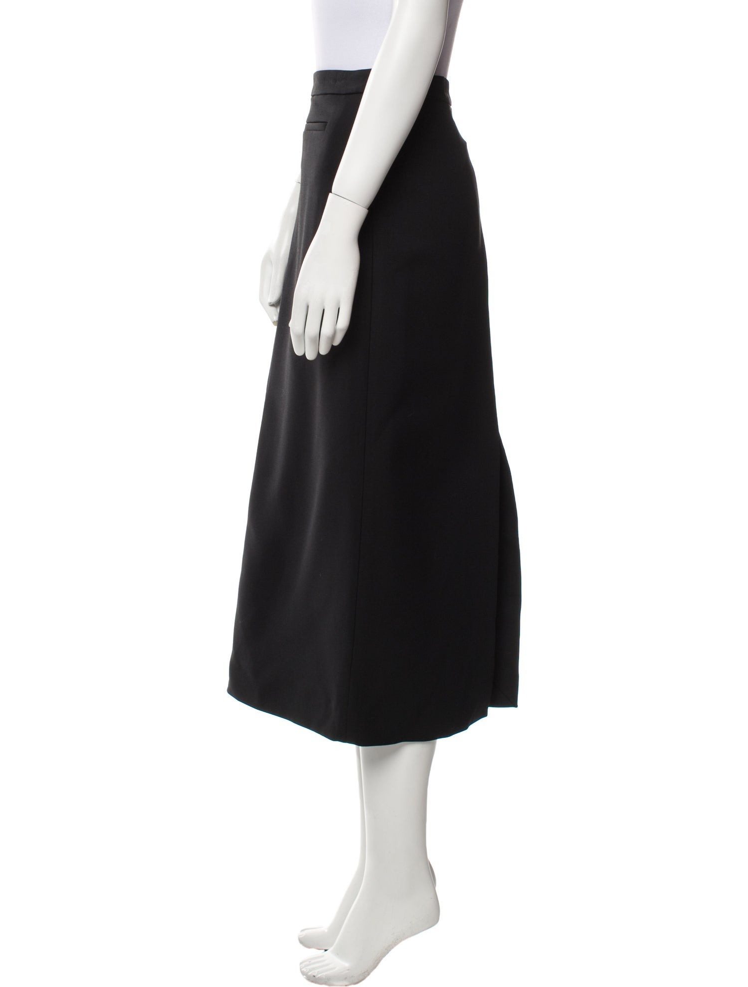 The Row Wool Midi Length Skirt