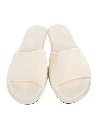The Row Canal Velvet Slides