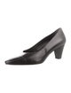The Row Charlotte Leather Pumps