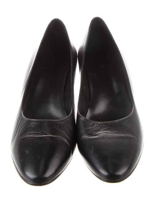 The Row Charlotte Leather Pumps