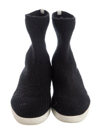 The Row Dean Cashmere Sock Boots