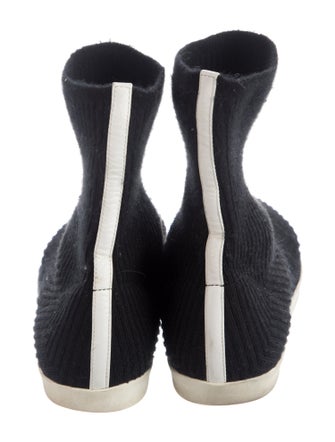 The Row Dean Cashmere Sock Boots