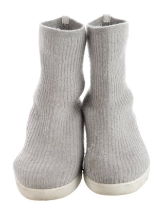 The Row Dean Cashmere Sock Boots