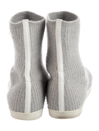 The Row Dean Cashmere Sock Boots