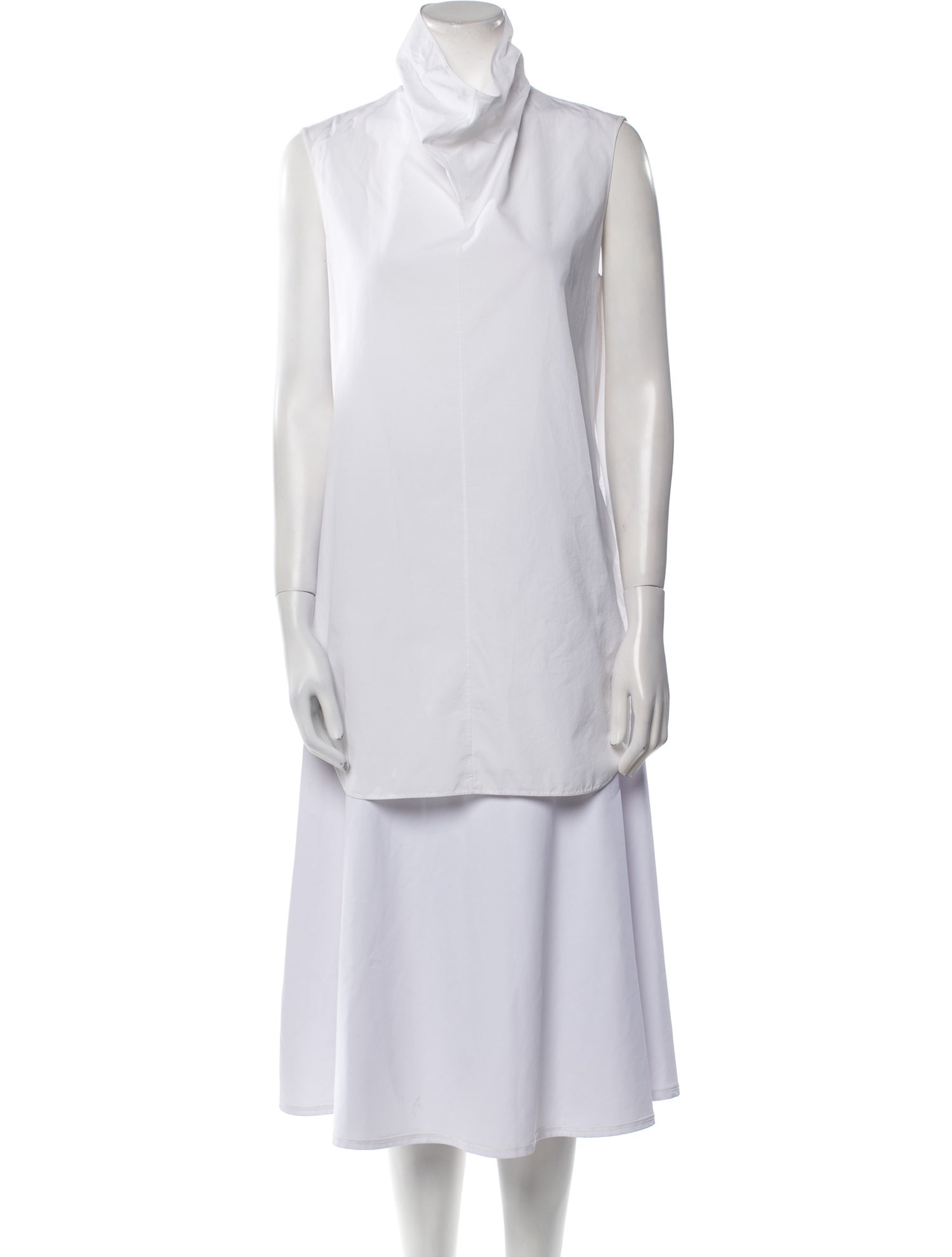 The Row Turtleneck Sleeveless Tunic