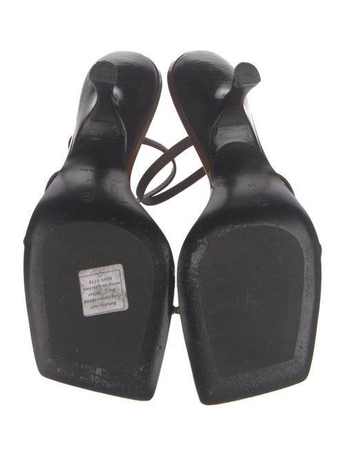 The Row Rai Patent Leather Slingback Sandals