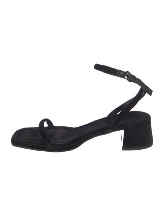 The Row Velvet Sandals