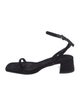 The Row Velvet Sandals