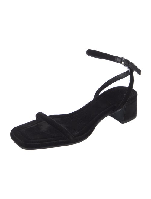 The Row Velvet Sandals