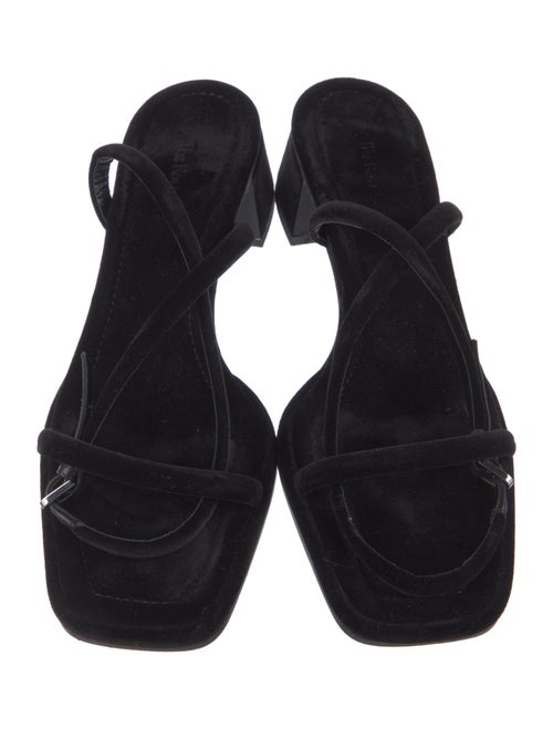 The Row Velvet Sandals