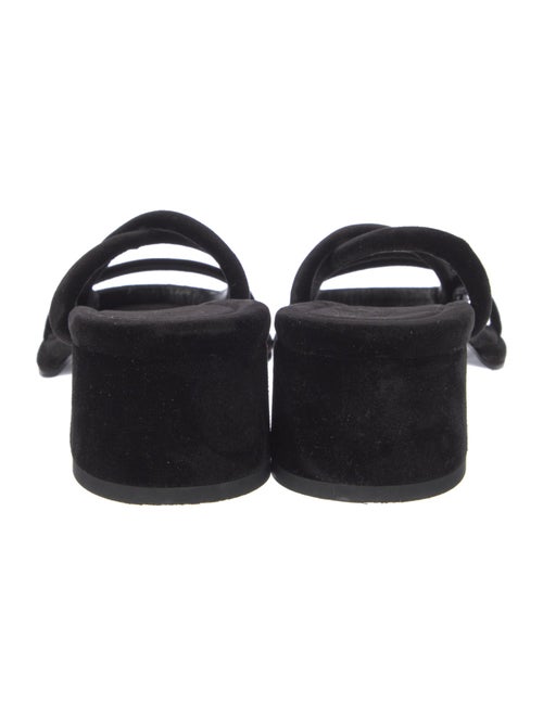 The Row Velvet Sandals