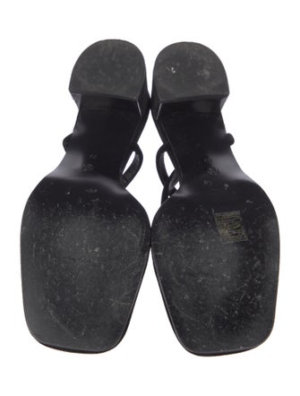 The Row Velvet Sandals