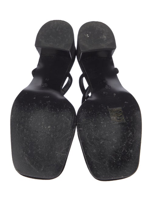 The Row Velvet Sandals