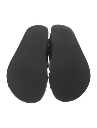 The Row Crossover Calfskin Slingback Sandals