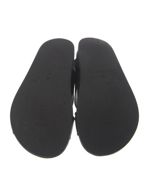 The Row Crossover Calfskin Slingback Sandals