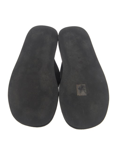 The Row Leather Flip Flops