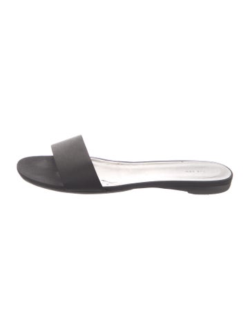 The Row Sandals Combo Satin Slides Us8.5, It38.5 | 8.5