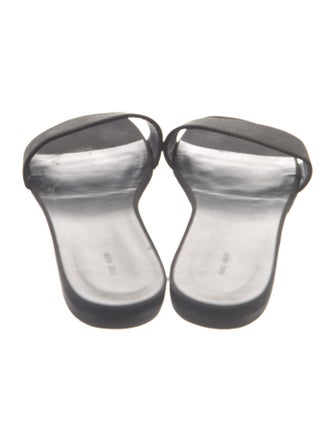 The Row Combo Satin Slides