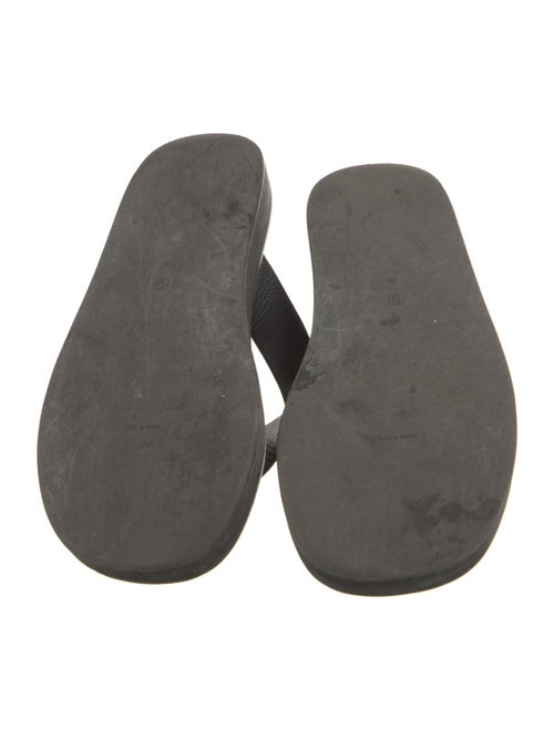 The Row Leather Slides