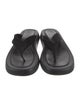 The Row Leather Flip Flops