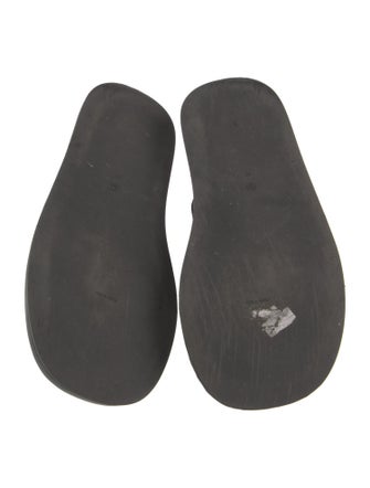 The Row Leather Flip Flops