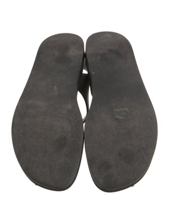 The Row Leather Slingback Sandals