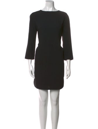 The Row Bateau Neckline Mini Dress