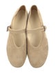 The Row Boheme MJ Suede Mary Jane Flats