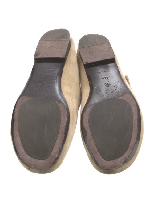 The Row Boheme MJ Suede Mary Jane Flats