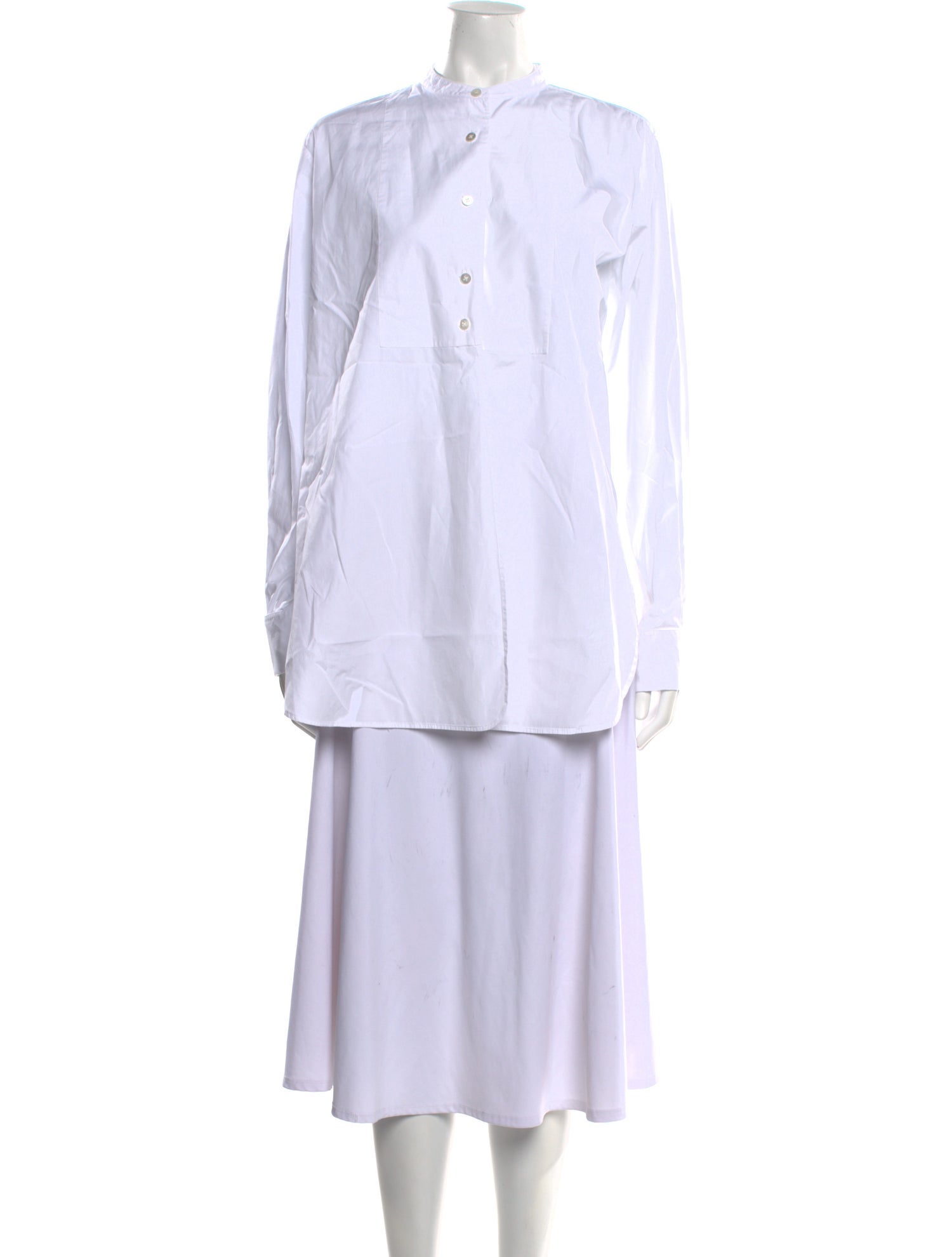 The Row Amalia Mock Neck Tunic