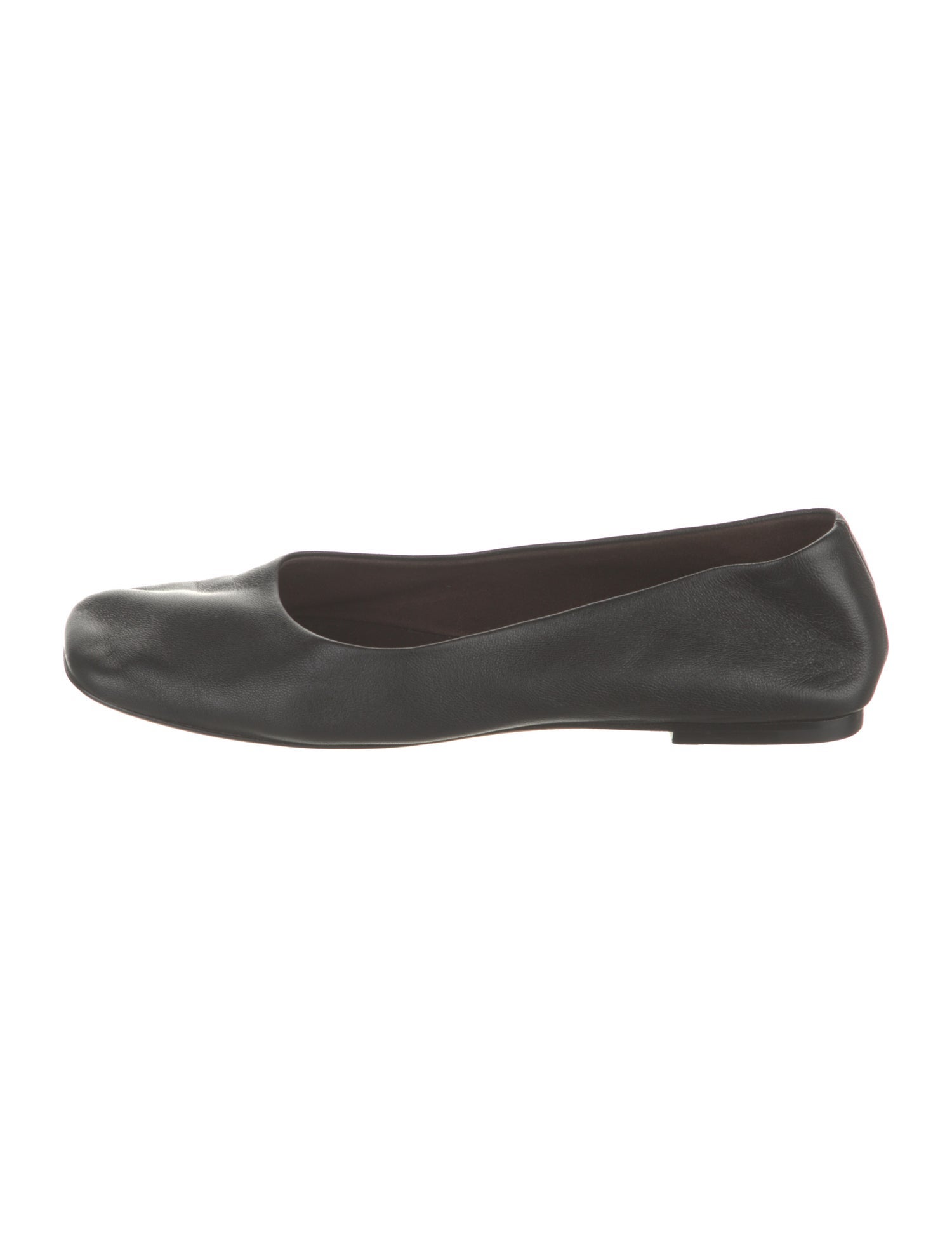 The Row Leather Ballet Flats
