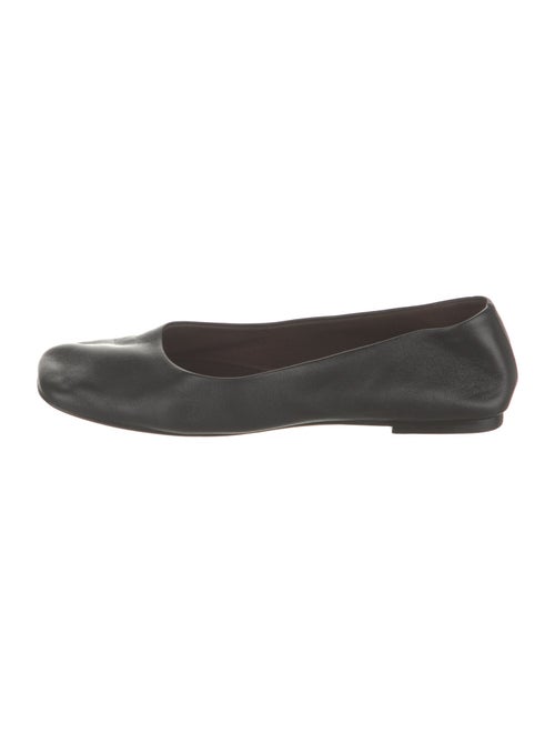 The Row Leather Ballet Flats
