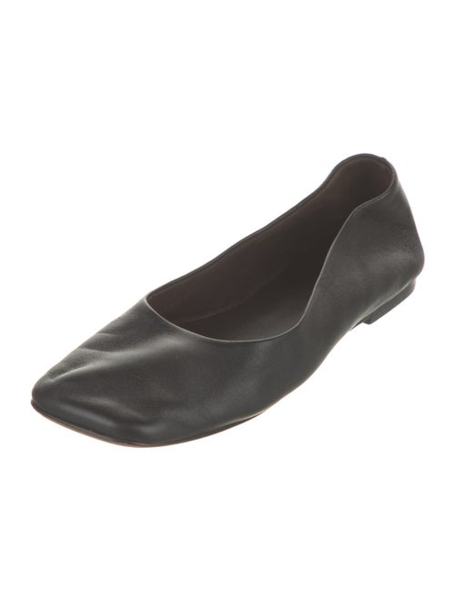The Row Leather Ballet Flats