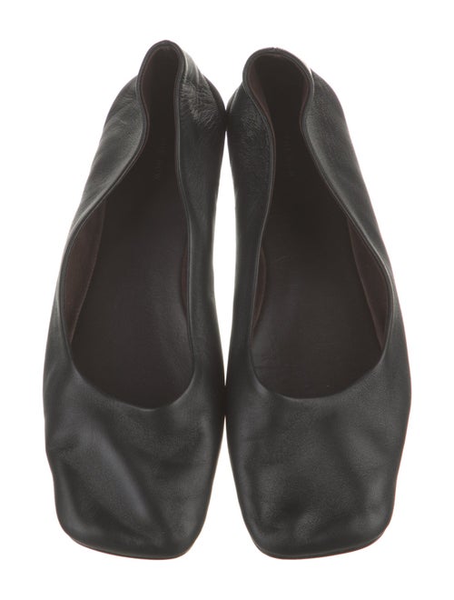 The Row Leather Ballet Flats