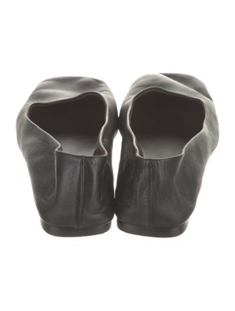 The Row Leather Ballet Flats