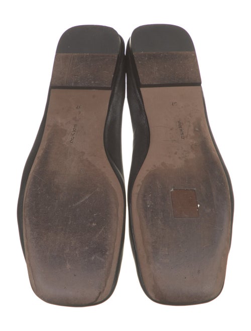 The Row Leather Ballet Flats