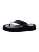 The Row Ginza Leather Flip Flops