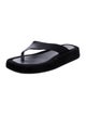 The Row Ginza Leather Flip Flops