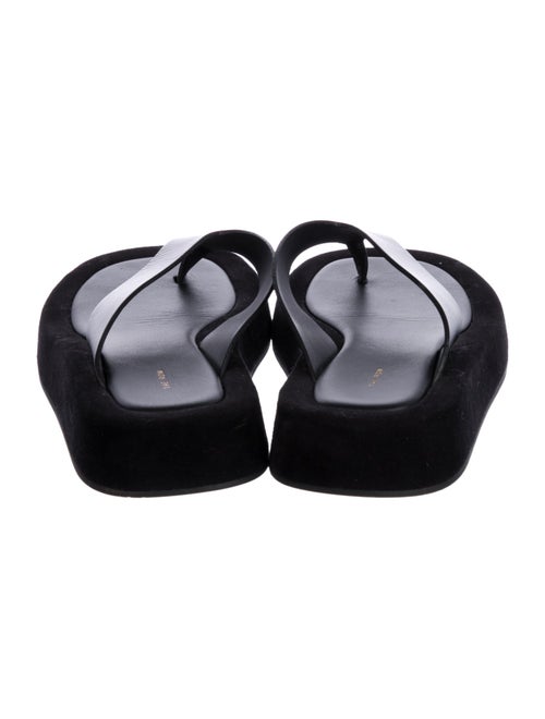 The Row Ginza Leather Flip Flops
