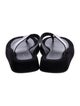 The Row Ginza Leather Flip Flops
