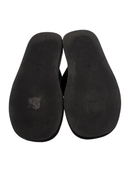 The Row Ginza Leather Flip Flops