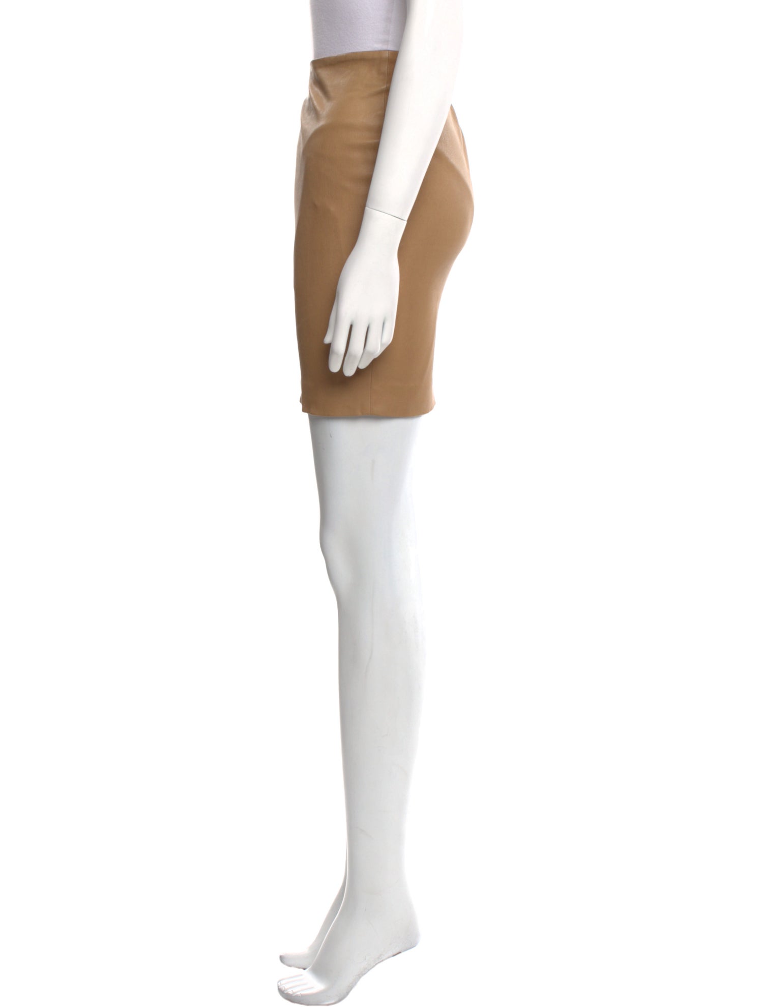 The Row Lambskin Mini Skirt