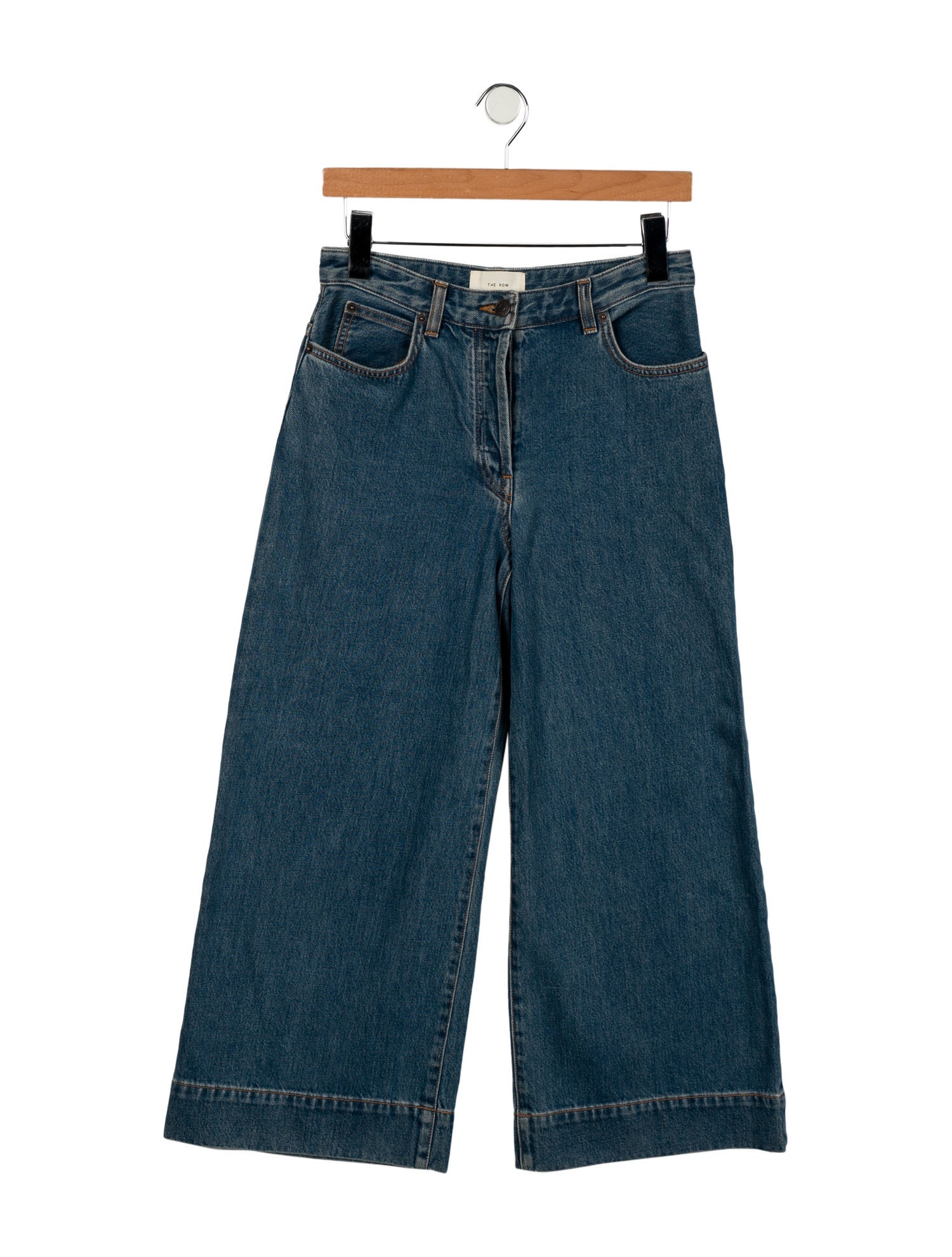 The Row High-Rise Wide Leg Jeans