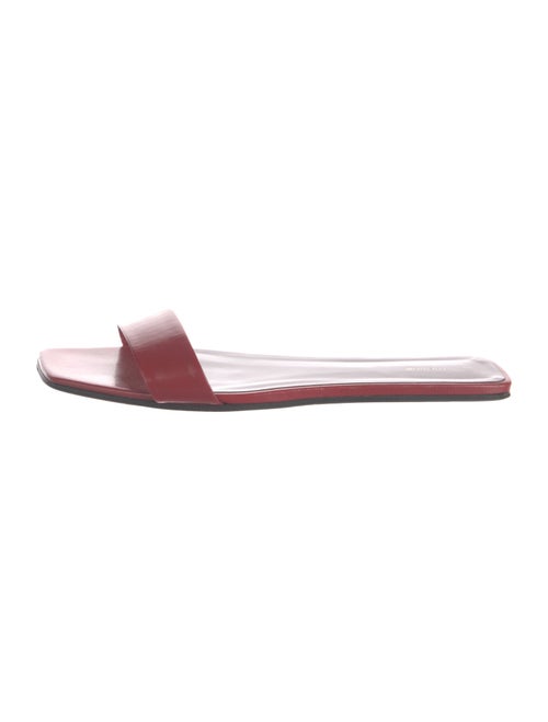 The Row Leather Slides