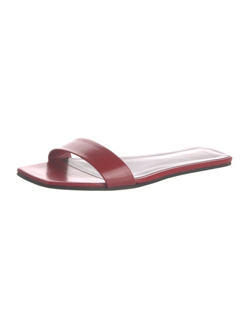 The Row Leather Slides